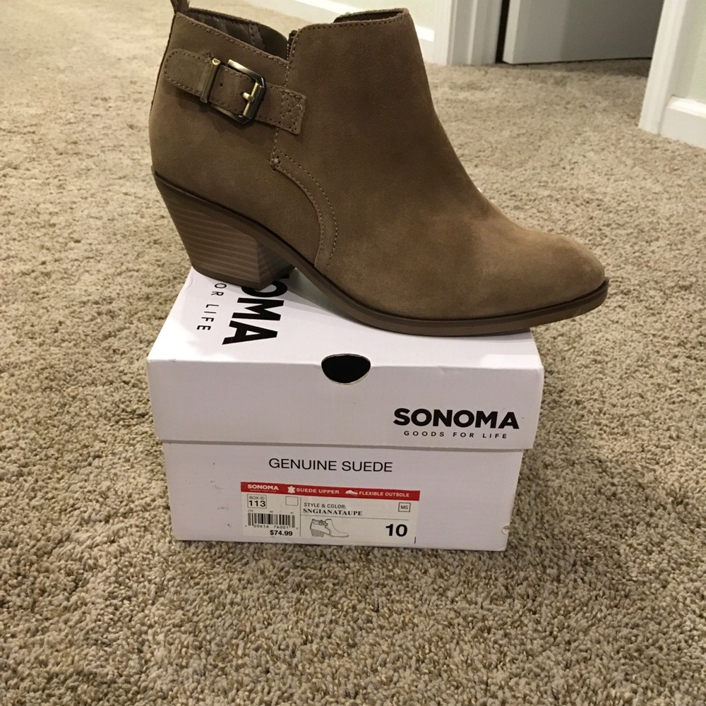 Suede Booties
